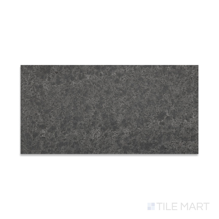 Basalt Black 12X24 Flamed And Brushed