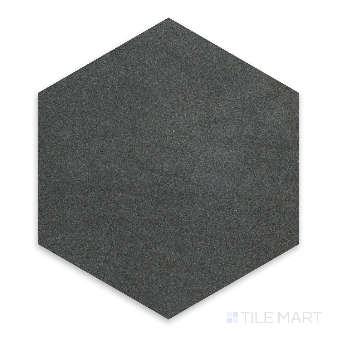 Basalt Grey 10" Hexagon Honed