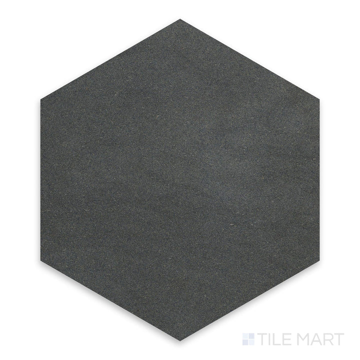 Basalt Grey 10" Hexagon Honed